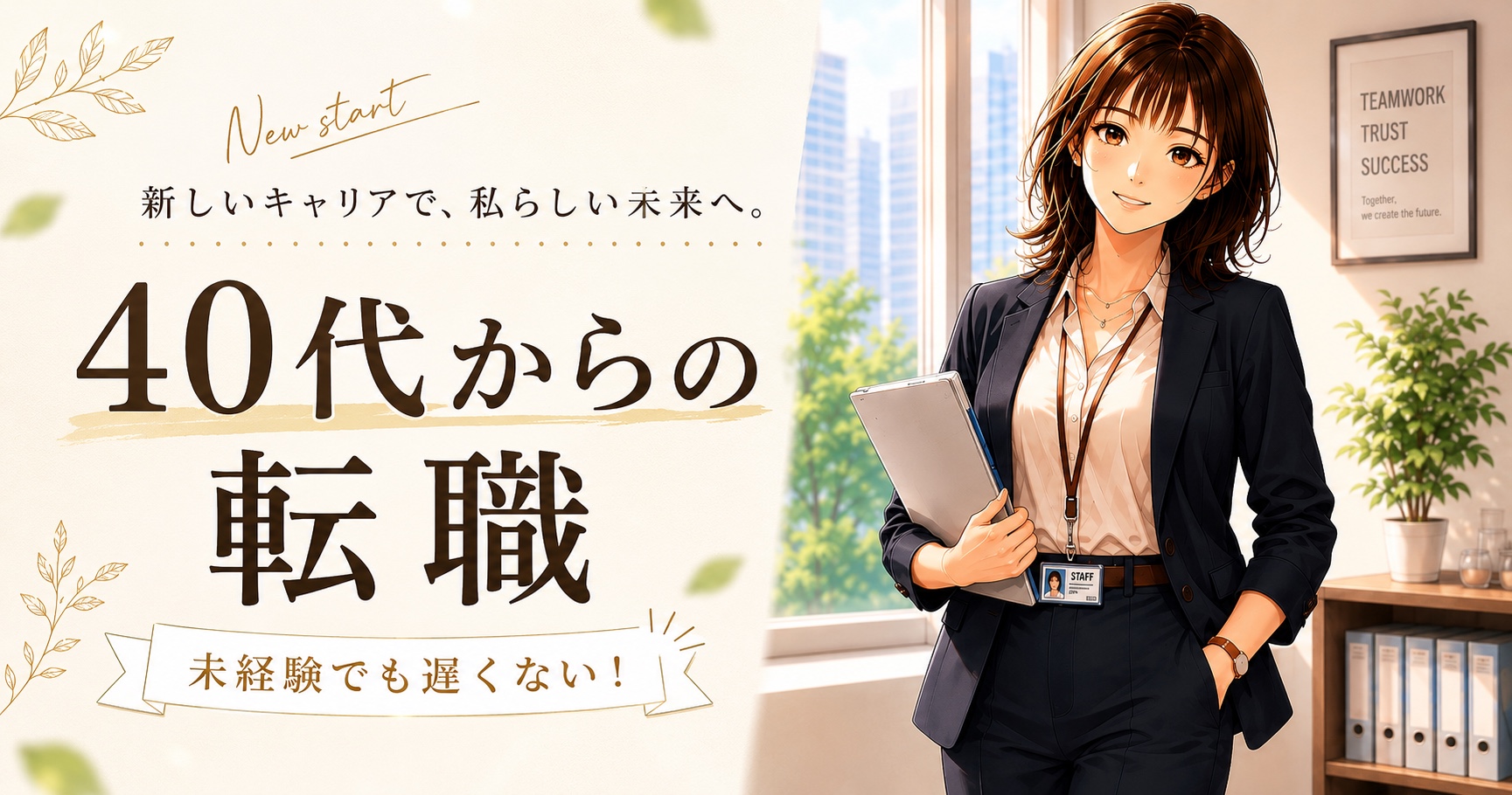40代からの転職 未経験でも遅くない